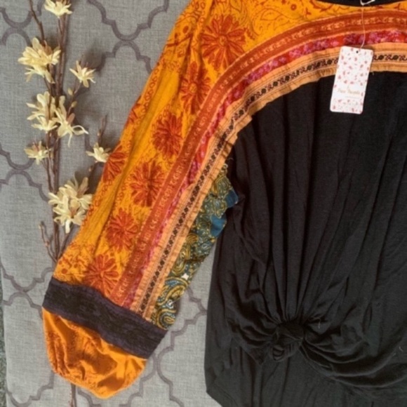 NWT-Free People Boho Embroidered Oversized Tunic - Picture 5 of 11